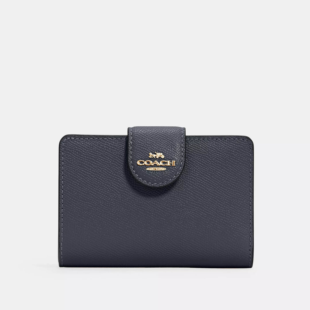 medium corner zip wallet