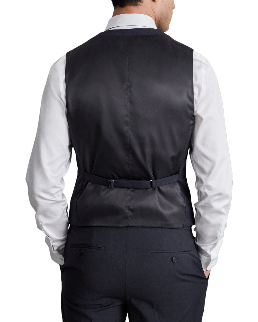 hope travel plain weave wool-blend vest