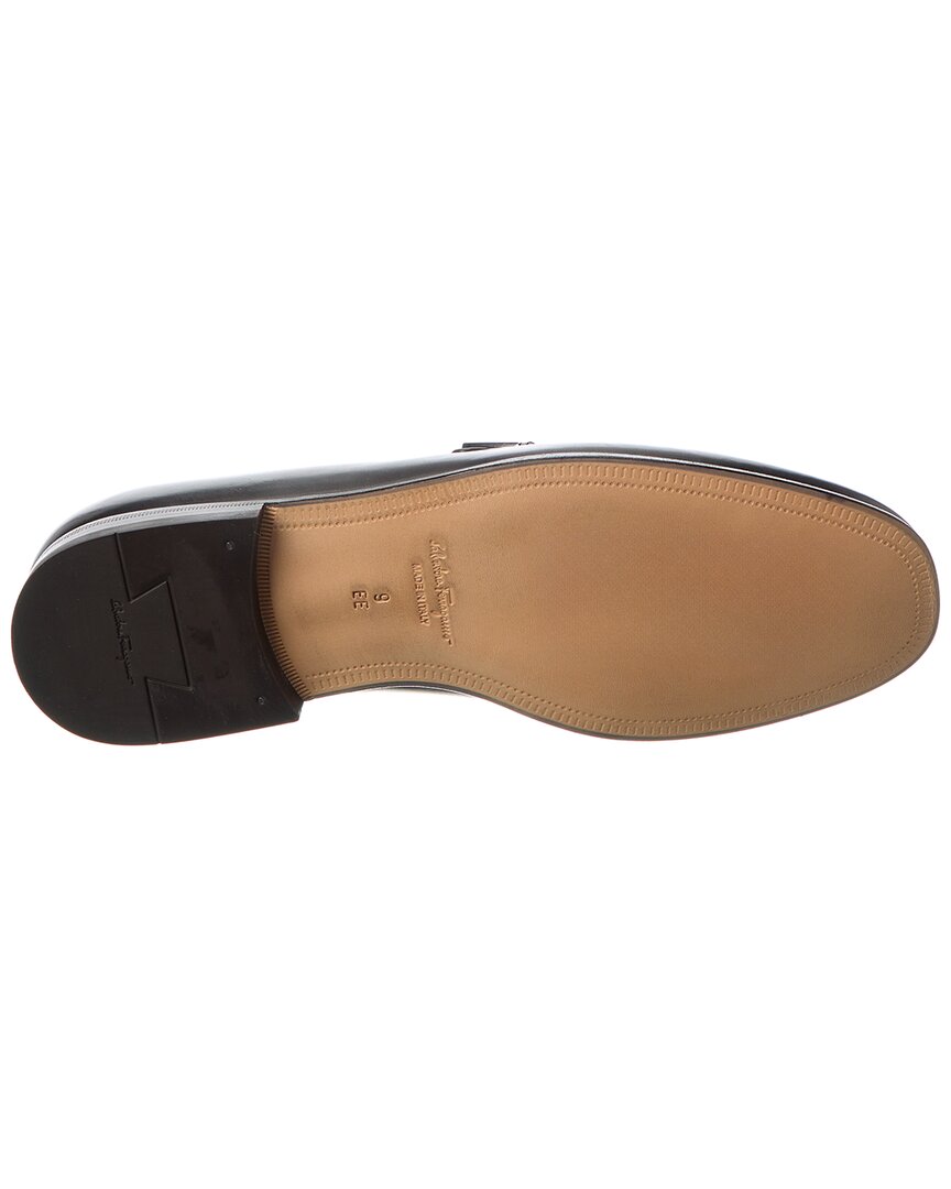 ferragamo leather loafer