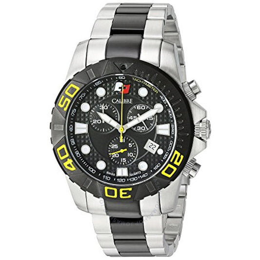 ساعة كاليبر أكرون كرونوغراف ثنائية اللون للرجال