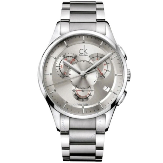 Calvin Klein, Basic Chronograph Quartz Silver Dial Men's Watch