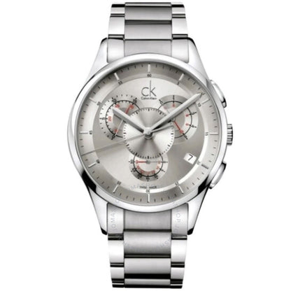 Calvin Klein, Basic Chronograph Quartz Silver Dial Men's Watch