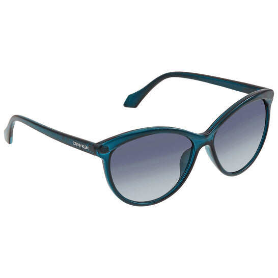 Blue Gradient Cat Eye Ladies Sunglasses