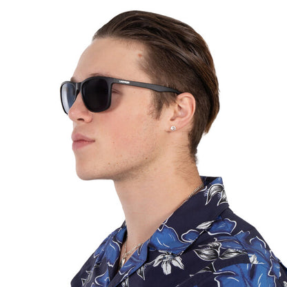 Blue Rectangular Men's Sunglasses