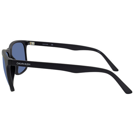Blue Rectangular Men's Sunglasses