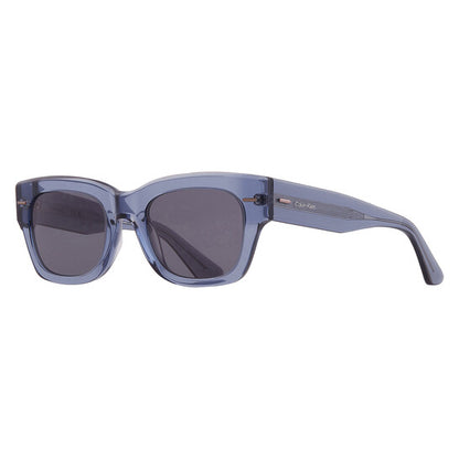 Blue Rectangular Men's Sunglasses
