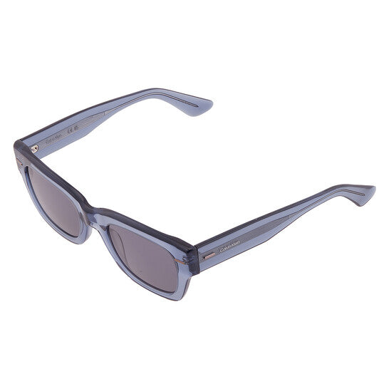 Blue Rectangular Men's Sunglasses