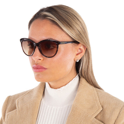 Brown Gradient Cat Eye Ladies Sunglasses