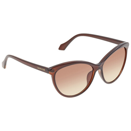 Brown Gradient Cat Eye Ladies Sunglasses