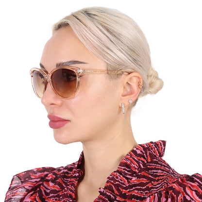 Brown Gradient Cat Eye Ladies Sunglasses