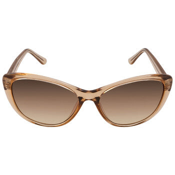 Brown Gradient Butterfly Ladies Sunglasses