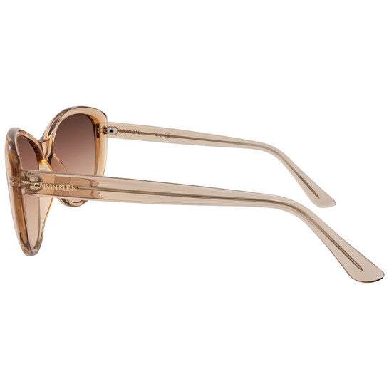 Brown Gradient Butterfly Ladies Sunglasses