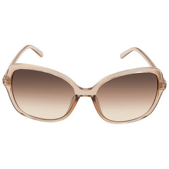 Brown Gradient Butterfly Ladies Sunglasses