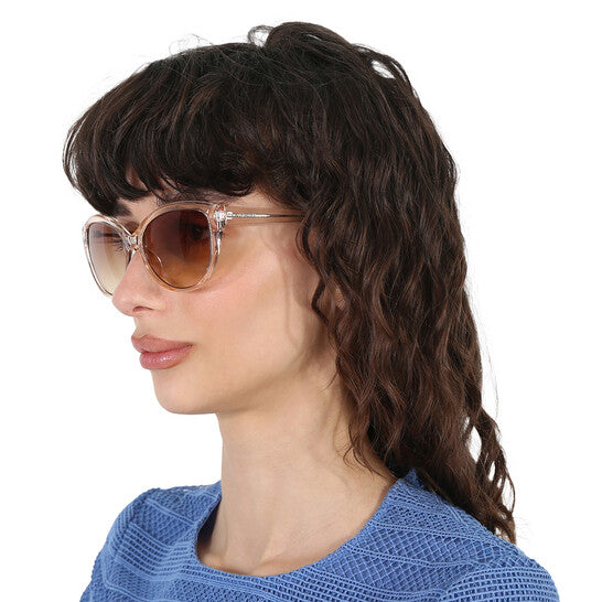 Brown Gradient Cat Eye Ladies Sunglasses