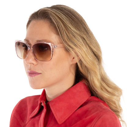 Brown Gradient Sport Ladies Sunglasses