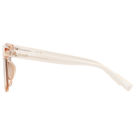 Brown Gradient Square Ladies Sunglasses
