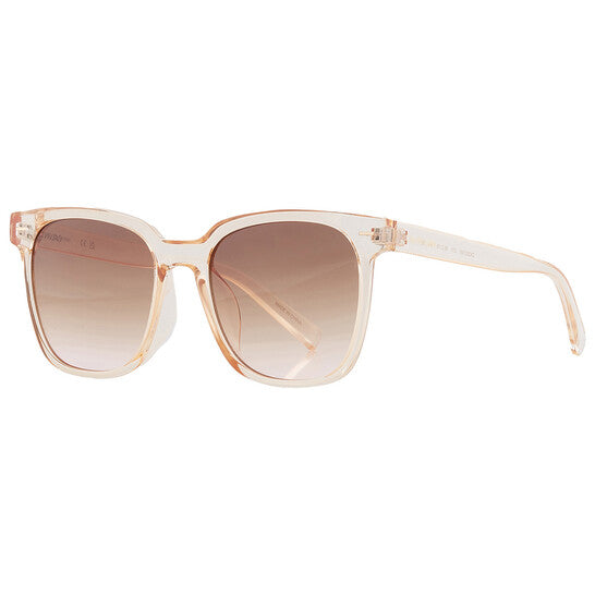 Brown Gradient Square Ladies Sunglasses