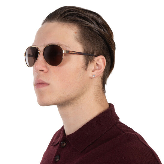 Brown Pilot Men's Sunglasses