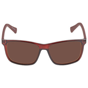 Brown Rectangular Men's Sunglasses
