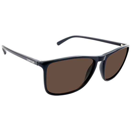 Brown Rectangular Men's Sunglasses