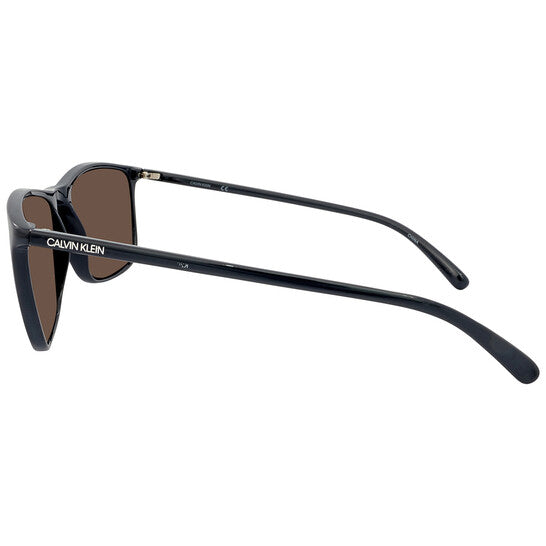 Brown Rectangular Men's Sunglasses