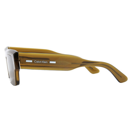 Brown Rectangular Men's Sunglasses