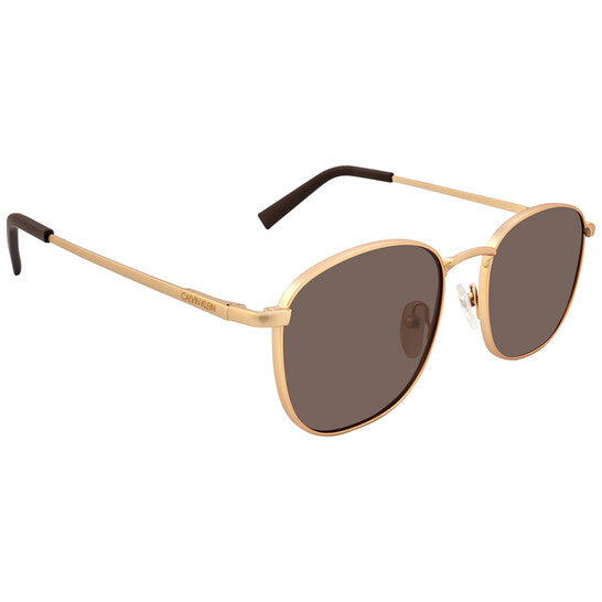 Brown Square Men's Sunglasses