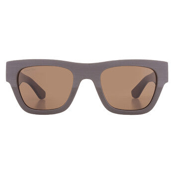 Brown Square Men's Sunglasses