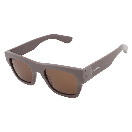 Brown Square Men's Sunglasses