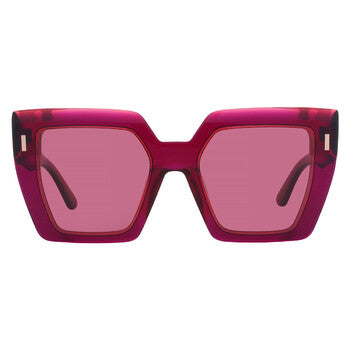 Burgundy Square Ladies Sunglasses