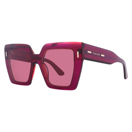 Burgundy Square Ladies Sunglasses