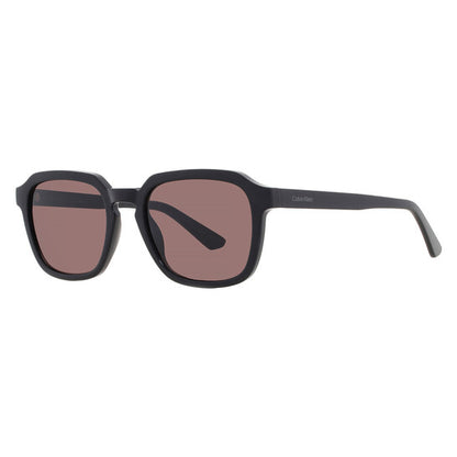 Dark Brown Rectangular Men's Sunglasses