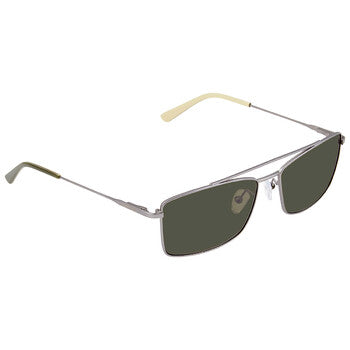 Green Rectangular Men's Sunglasses