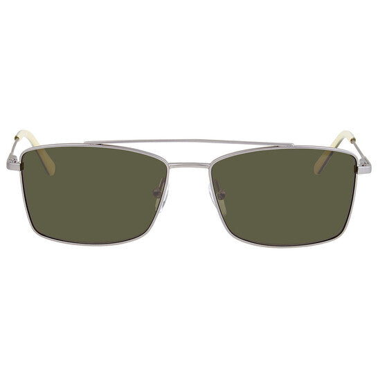 Green Rectangular Men's Sunglasses