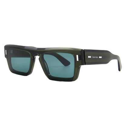 Green Rectangular Men's Sunglasses