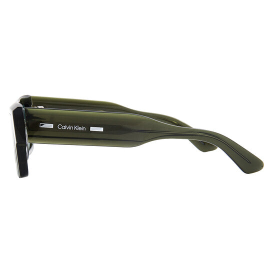 Green Rectangular Men's Sunglasses
