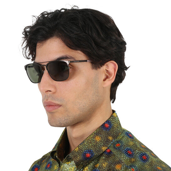 Green Square Men's Sunglasses