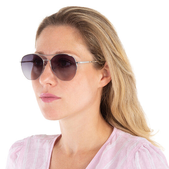 Grey Gradient Pilot Ladies Sunglasses