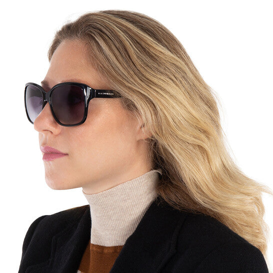 Grey Gradient Square Ladies Sunglasses