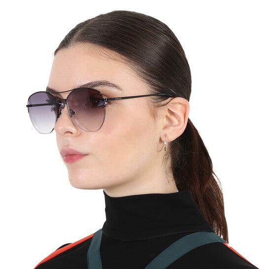 Grey Gradient Pilot Ladies Sunglasses