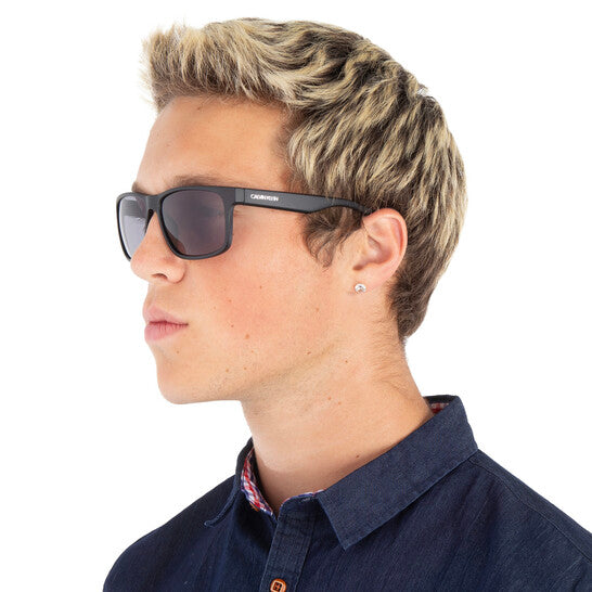 Grey Rectangular Men's Sunglasses