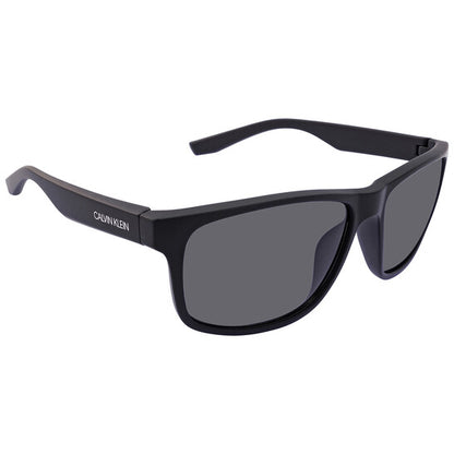 Grey Rectangular Men's Sunglasses