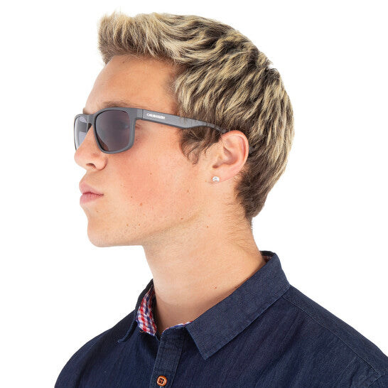 Grey Rectangular Men's Sunglasses