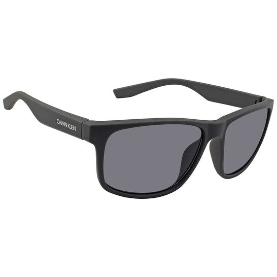 Grey Rectangular Men's Sunglasses