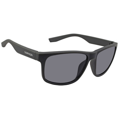 Grey Rectangular Men's Sunglasses