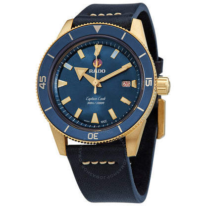Rado, Captain Cook Automatic Bronze Blue Dial Men's Watch
