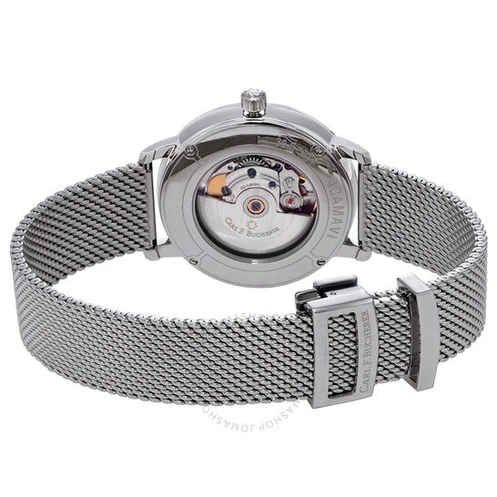 كارل ف. بوخرير، ساعة آدمافي أوتوماتيكية للرجال بمينا أزرق