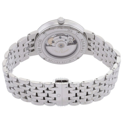 كارل ف. بوخرير، ساعة آدمافي أوتوماتيكية للرجال بمينا أبيض