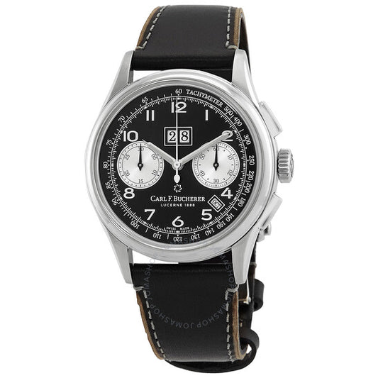 Carl F. Bucherer, Heritage Bicompax Chronograph Automatic Black Dial Men's Watch