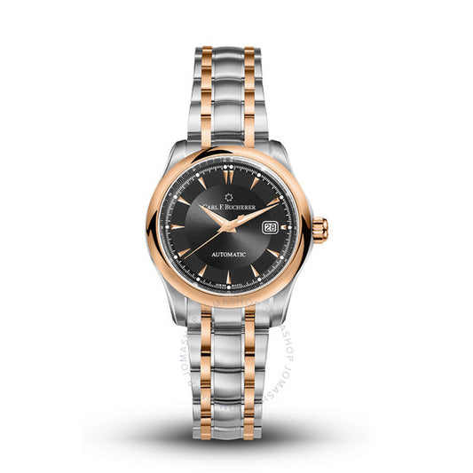 كارل ف. بوخرير، ساعة مانرو أوتوديت أوتوماتيكية بمينا سوداء للسيدات